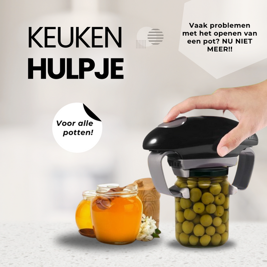 Keuken Hulpje • Elektrische potten opener